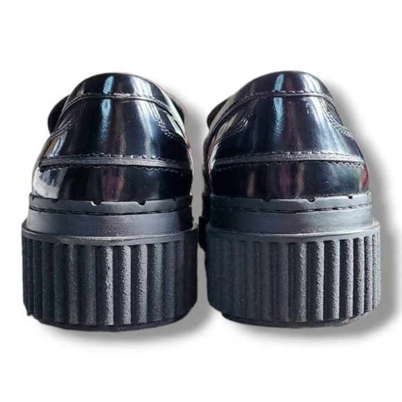 Tod's Black Patent Leather Penny Loafers with Brown Keeper Women’s Size 36 - Picture 16 of 16